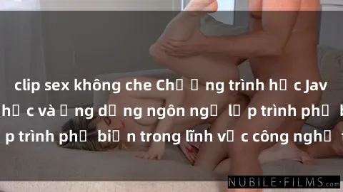 clip sex không che Chương trình học Java cho sinh viên: Tự học và ứng dụng ngôn ngữ lập trình phổ biến trong lĩnh vực công nghệ thông tin
